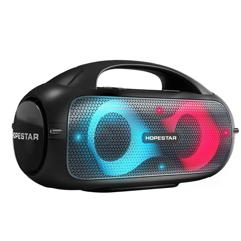 Стерео колонка HOPESTAR аккумуляторная музыкальная с RGB подсветкой (A50)