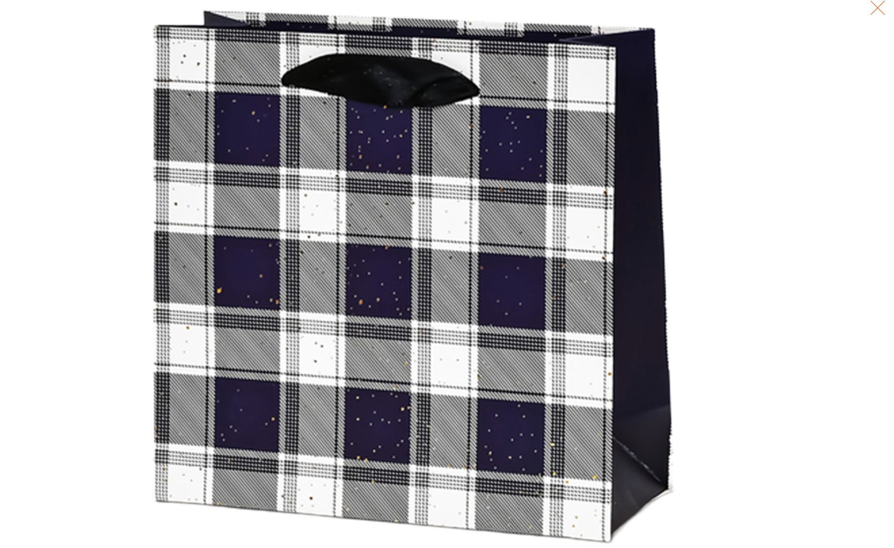Пакет подарочный бумажный R94995-XS Checkered 14,5х15х6 см