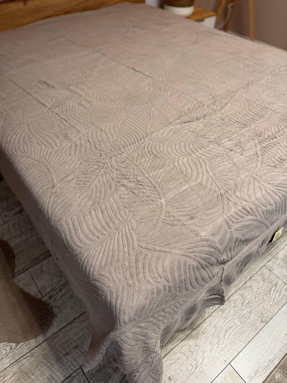 Покривало махрове полуторний 150х200 Капучино (Д-al-mahra-2025-001-03) - фото 2 Покривало махрове полуторний 150х200 Капучино (Д-al-mahra-2025-001-03) - фото 2