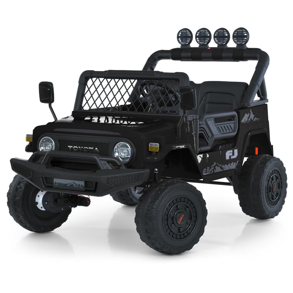 Детский электромобиль Bambi Jeep Toyota 2566AEBLR 4W Черный