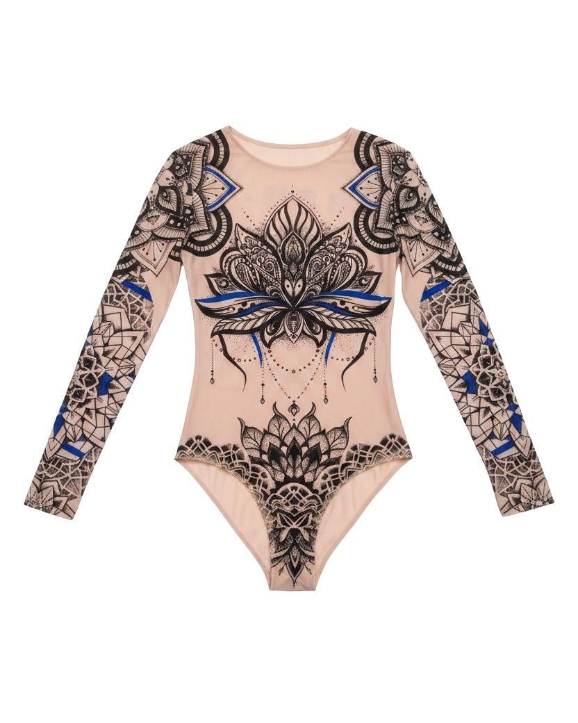 Купальник розумний Bip Bip XL Бежевий (ZumaL-tatoo-lot)