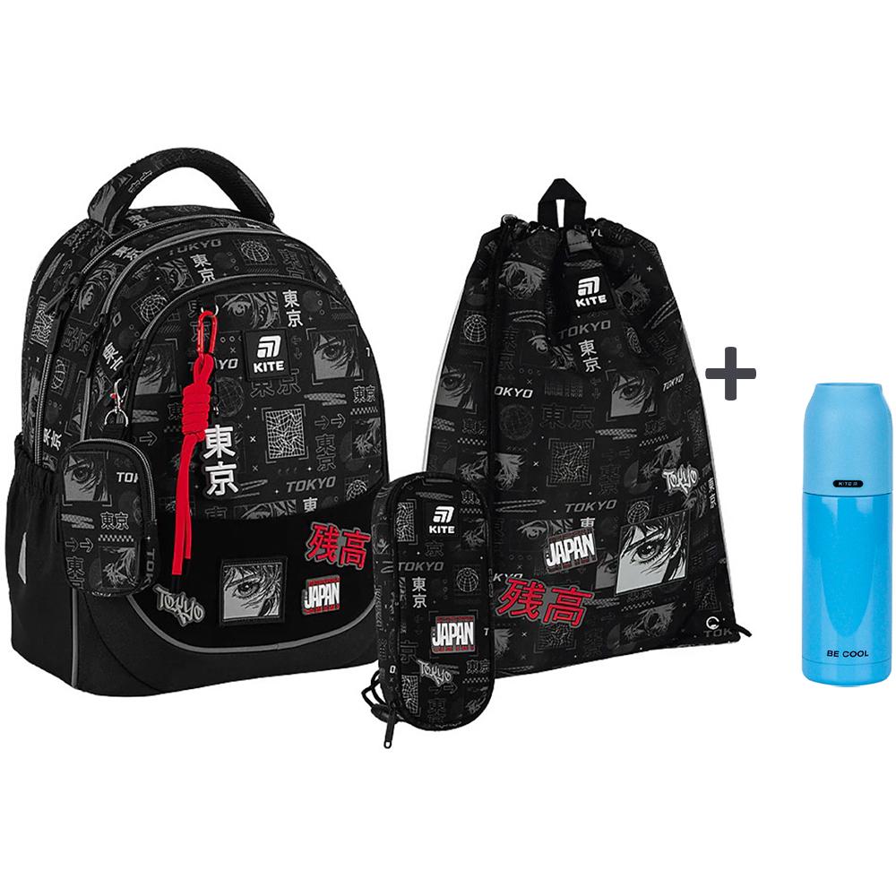 Школьный набор KITE Tokyo рюкзак/пенал/сумка для обуви (SET_K25-700M-3) - фото 2