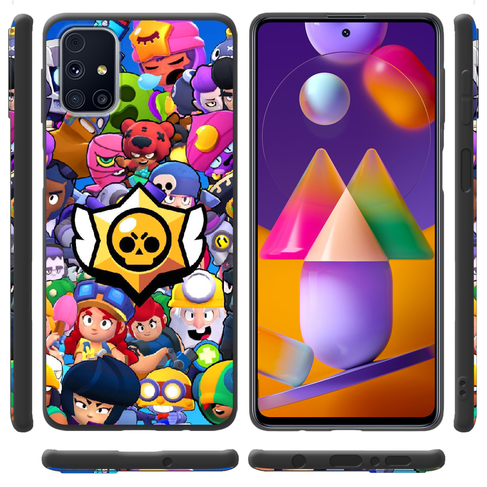 Чехол Boxface Samsung M317 Galaxy M31s Brawl Stars Чорний силікон (40942-up2389-42019) - фото 2