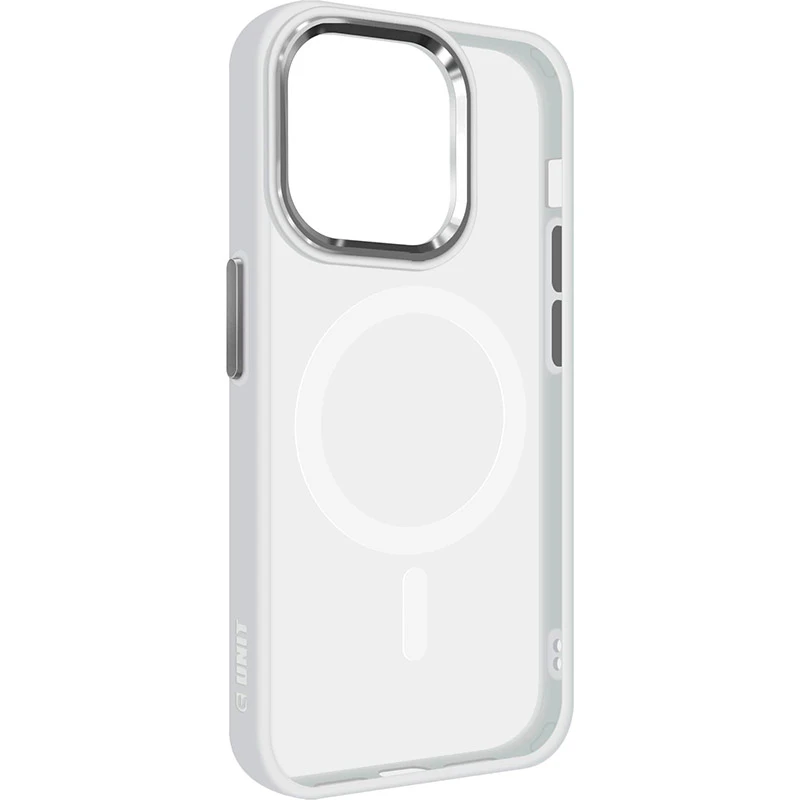 Чехол-накладка ArmorStandart Unit MagSafe for iPhone 15 Pro Matte Clear Silver (ARM69349)