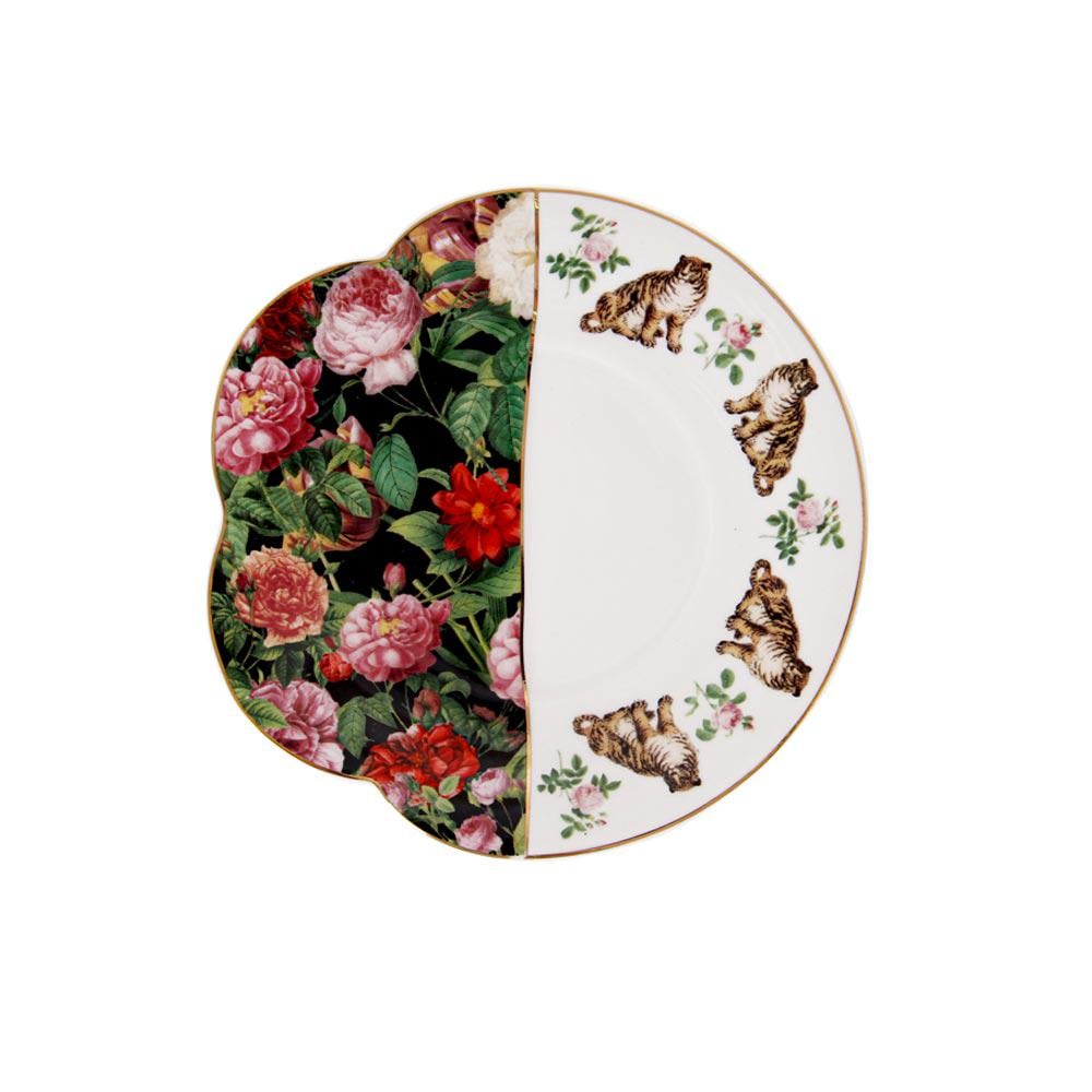 Чашка порцелянова з блюдцем Lefard Тигр та квіти 270 мл (925-020) - фото 3 Чашка порцелянова з блюдцем Lefard Тигр та квіти 270 мл (925-020) - фото 3