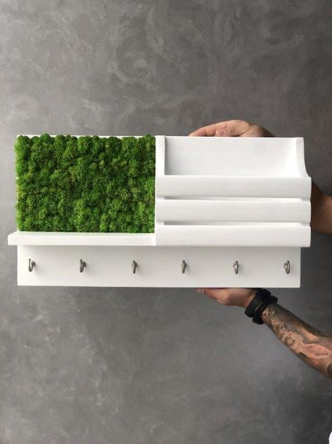 Ключница настенная Nature Moss дерево и стабилизированный мох (1580808543) Ключница настенная Nature Moss дерево и стабилизированный мох (1580808543)