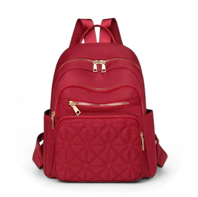 Рюкзак женский из нейлона Red (MK396-6) Рюкзак женский из нейлона Red (MK396-6)