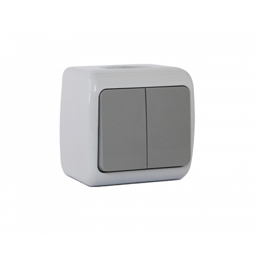 Вимикач накладний Erste Outdoor Е8005-02 IP54