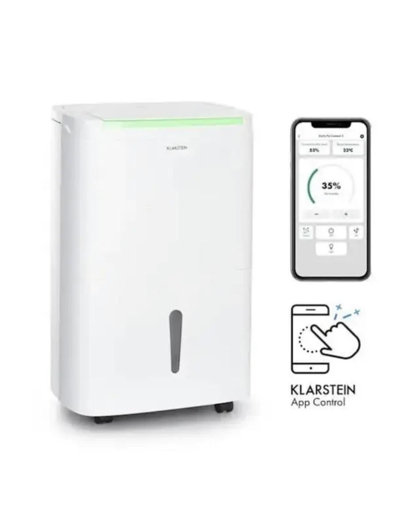 Осушувач повітря Klarstein DryFy Connect 50 WiFi компресія 40 л 45-55 м2 - фото 10