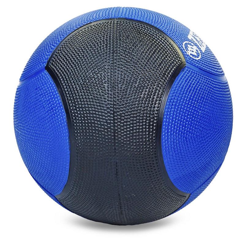 М'яч медичний медбол Zelart Medicine Ball FI-5121-4 4 кг Синій/Чорний (DR003479) - фото 2