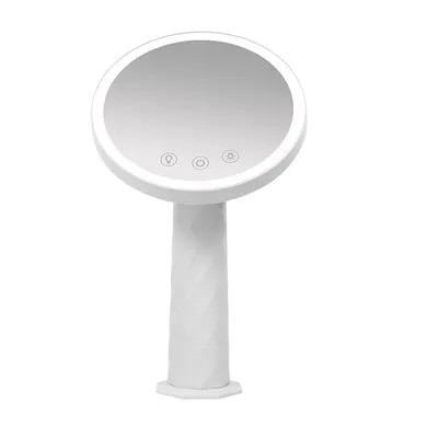 Зеркало-ночник с LED подсветкой круглый Белый (TVT-09)