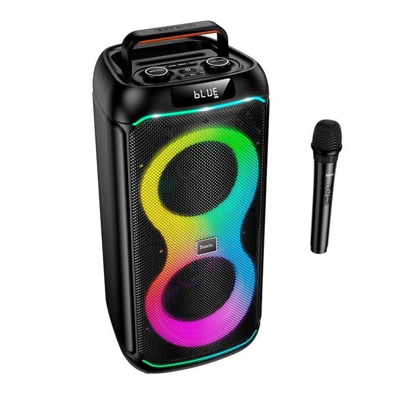 Портативная колонка Hoco DS74 Sound 40 Вт с микрофоном и RGB подсветкой 3600 mAh (26796)