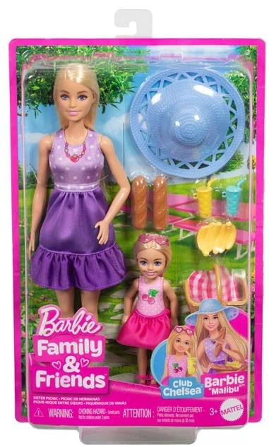 Ігровий набір Barbie Family & Friends Малібу та Челсі (JBF43) Ігровий набір Barbie Family & Friends Малібу та Челсі (JBF43)