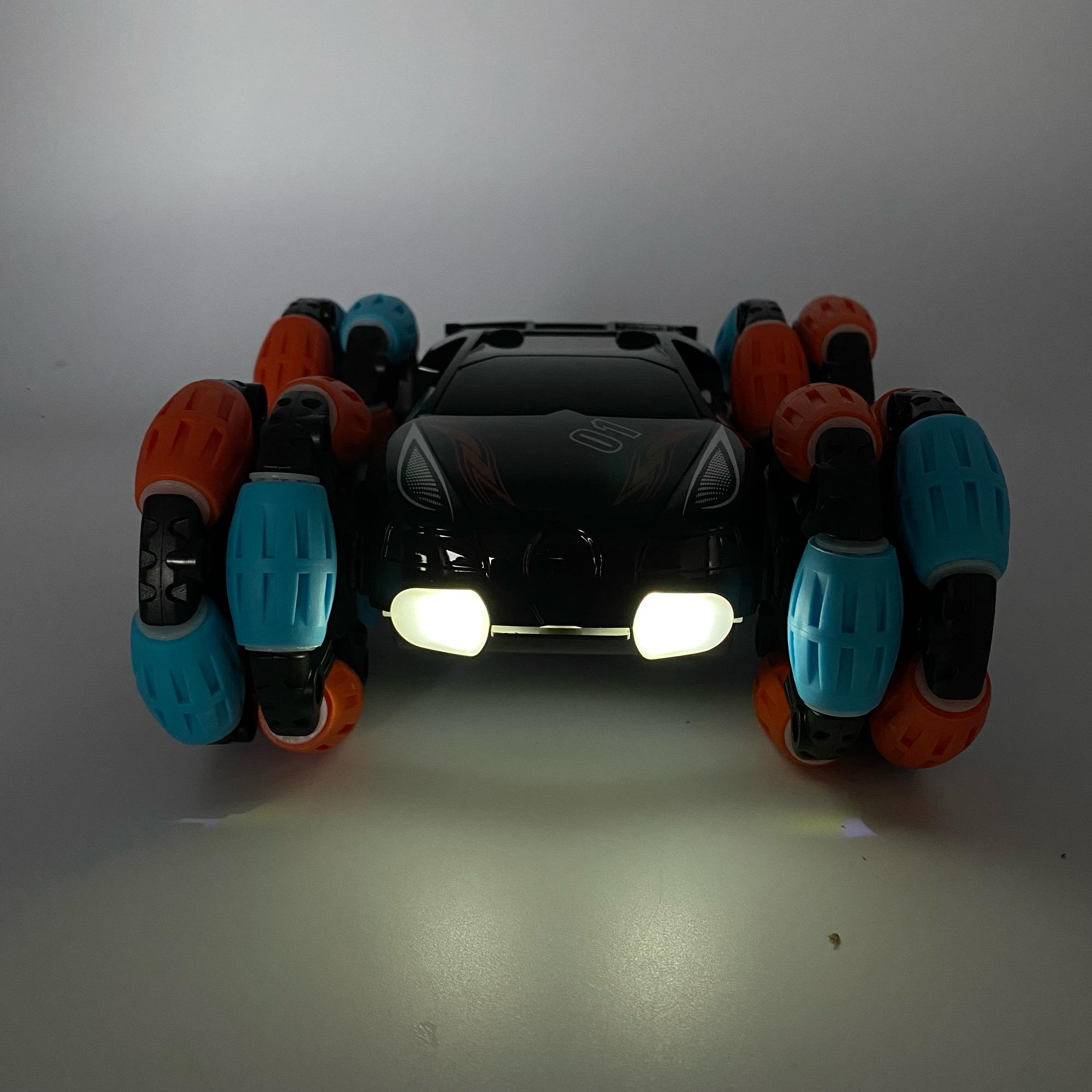 Машинка перевертыш Great Universe с подсветкой 3,7 V 15 см Оранжевый (113539j) - фото 3 Машинка перевертыш Great Universe с подсветкой 3,7 V 15 см Оранжевый (113539j) - фото 3