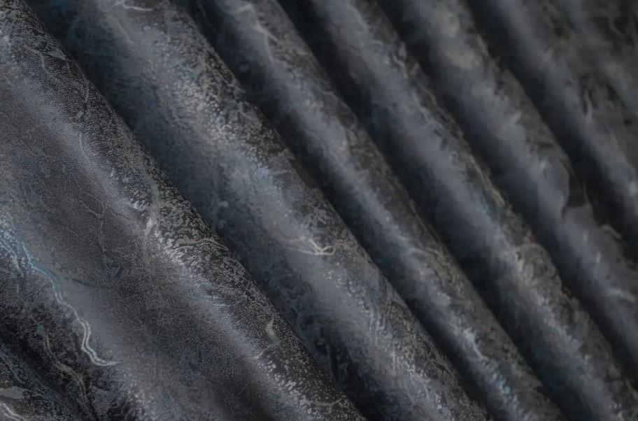 Ткань для штор Афина бархат Черный (1298ш)