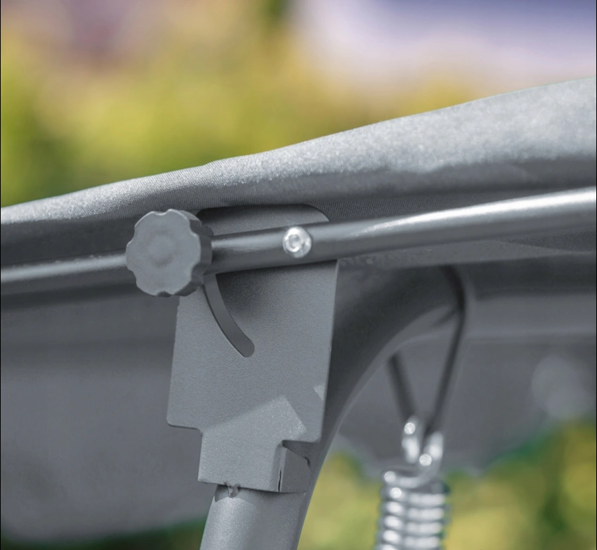 Качели LEOBRO Relax с подушками 176х114х168 см Серый (LBSW3-C1-GRY) - фото 5 Качели LEOBRO Relax с подушками 176х114х168 см Серый (LBSW3-C1-GRY) - фото 5