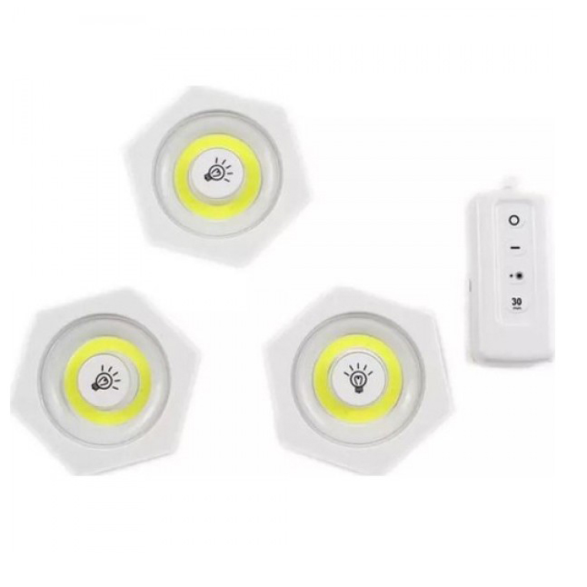 Набор ламп LED с пультом 3 шт.