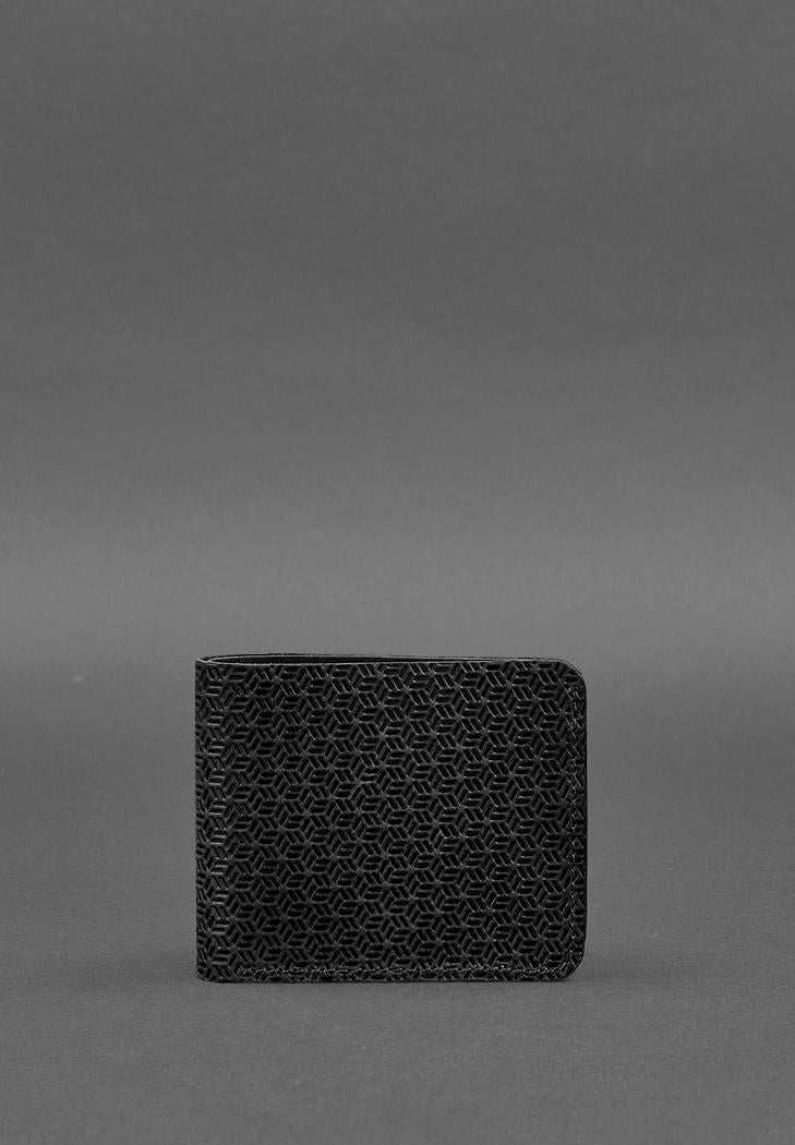 Портмоне мужское кожаное 4.1 4 кармана Карбон Черный (A-026204) - фото 5 Портмоне мужское кожаное 4.1 4 кармана Карбон Черный (A-026204) - фото 5