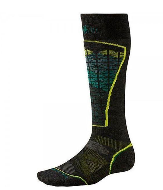 Шкарпетки Smartwool Men's PhD Ski Light Pattern Charcoal/Alpine Green XL (31017)