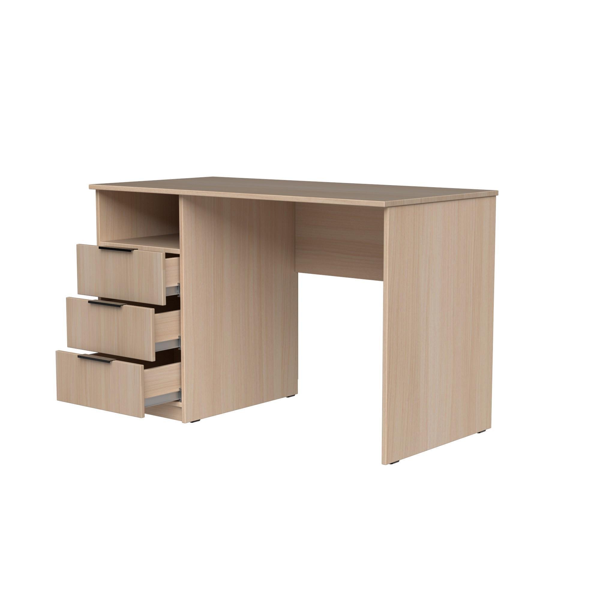 Стол письменный СП1 3Я SENAM 750х1100х500 мм ДСП Дуб Молочный - фото 4