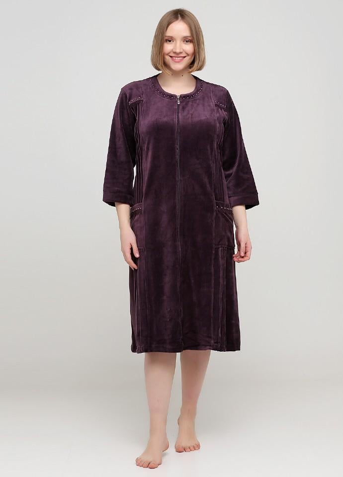 Халат Wild Love 2XL Баклажановый (21146-35) Халат Wild Love 2XL Баклажановый (21146-35)