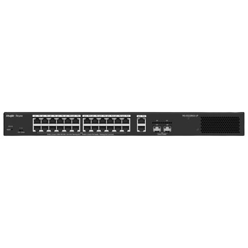 Коммутатор Ruijie Reyee RG-ES220GS-LP управляемый 20-портовый Gigabit Ethernet PoE 15-157 Вт для настольной установки (RG-ES220GS-LP) Коммутатор Ruijie Reyee RG-ES220GS-LP управляемый 20-портовый Gigabit Ethernet PoE 15-157 Вт для настольной установки (RG-ES220GS-LP)
