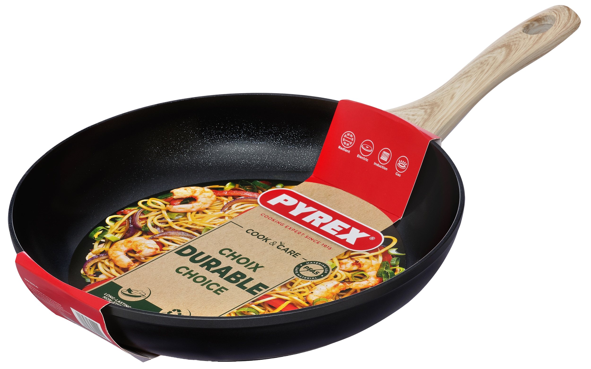 Сковорода PYREX CookCare 30 см (UG-CR30BF6/8046) - фото 3 Сковорода PYREX CookCare 30 см (UG-CR30BF6/8046) - фото 3