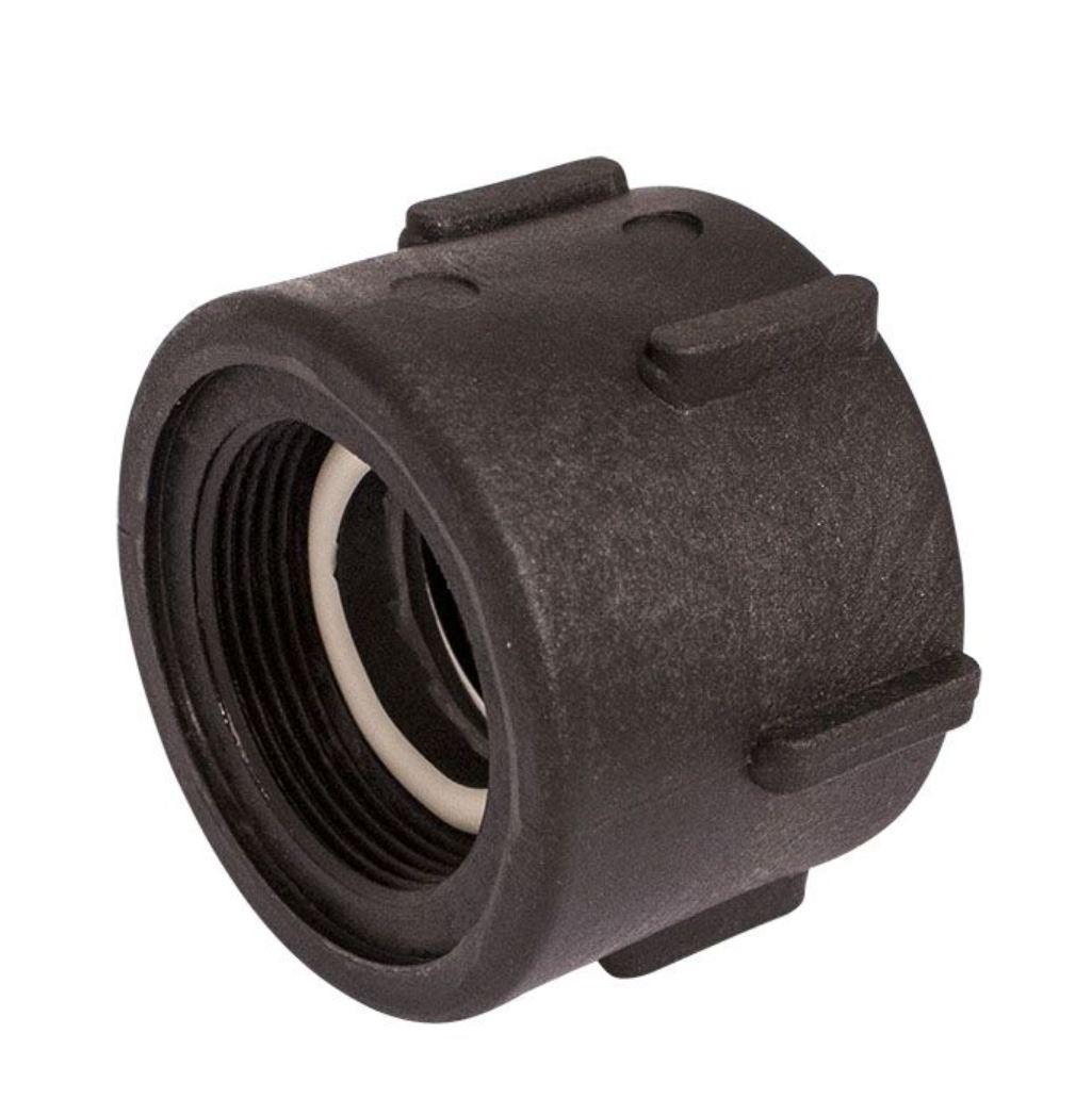 Адаптер IBC под еврокуб внутренняя резьба S60x6 внутренняя резьба ДУ50 2" полипропилен (50027025)