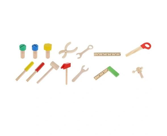 Набір дерев'яних інструментів з ящиком (22697) - фото 8