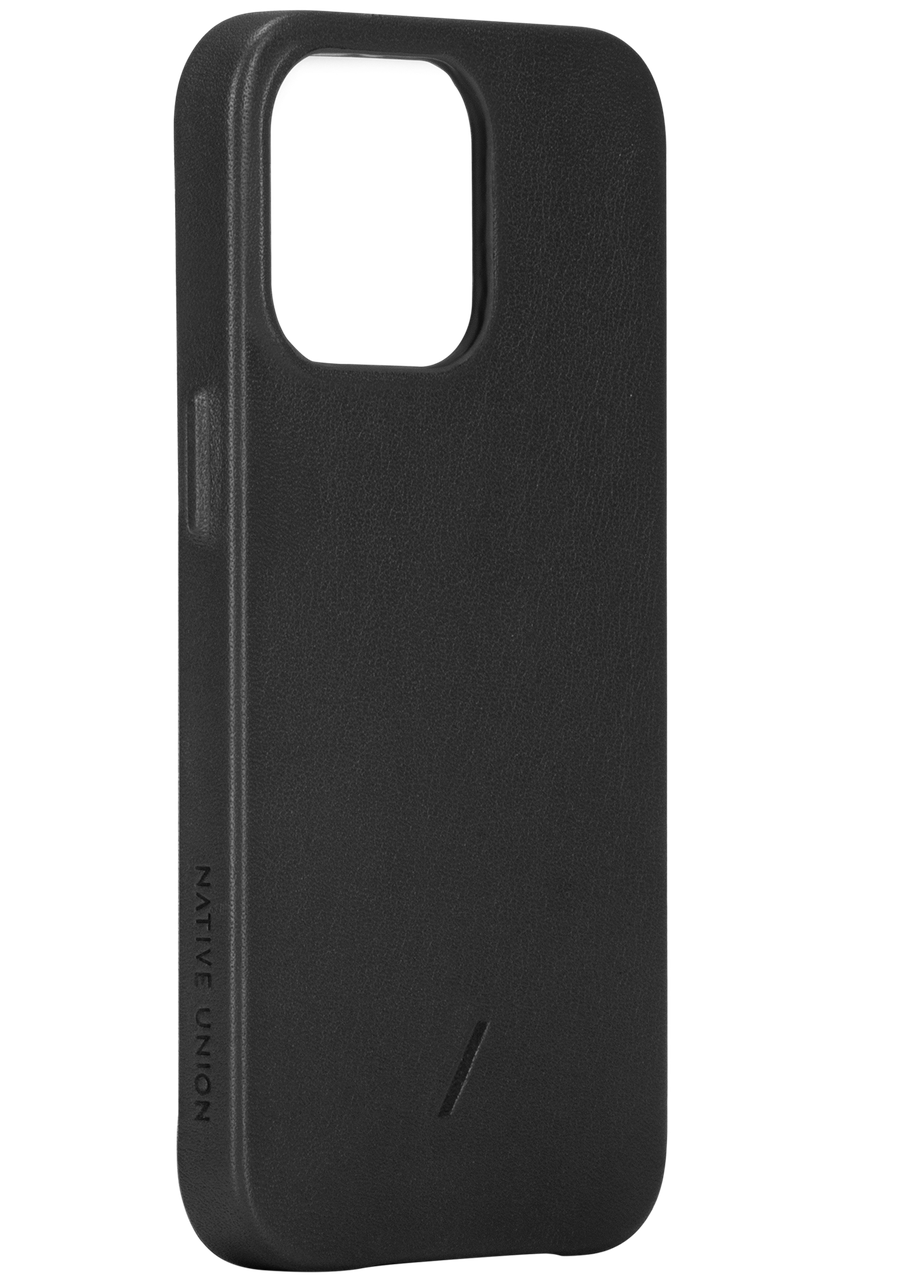 Кожаный чехол-накладка Native Union Clic Classic Magnetic Case for iPhone 13 Pro Max, Black (CCLAS-BLK-NP21L)