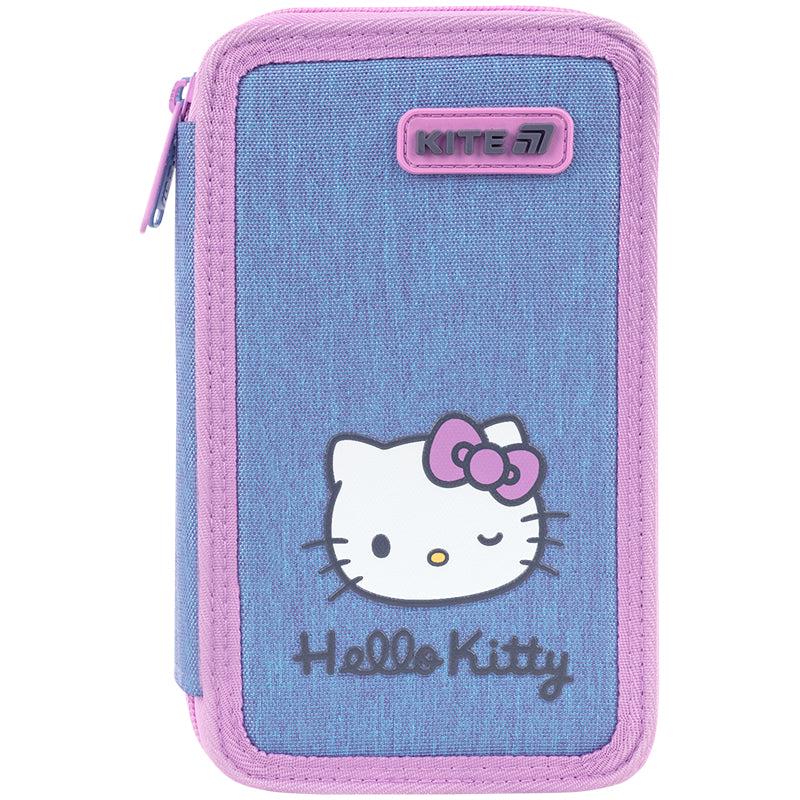 Пенал шкільний без наповнення KITE Hello Kitty 2 відділення (HK26-623)