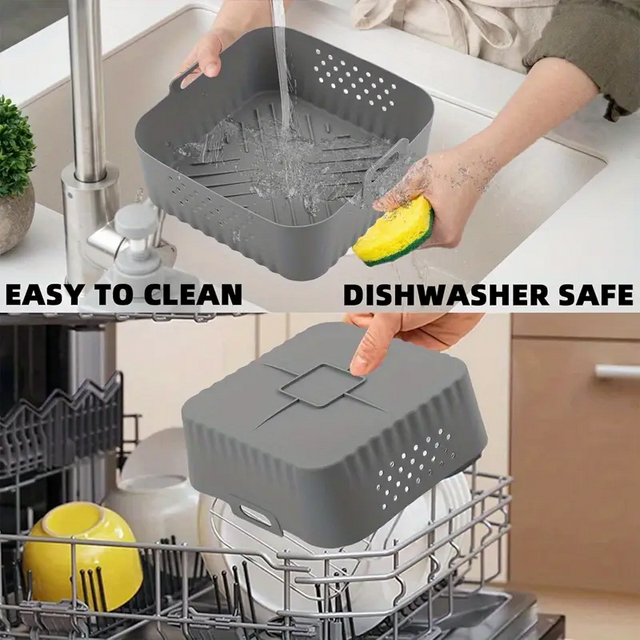 Форма силиконовая для аэрогриля мультипечи ребриста 20,5 см Серый (REN-22SE) - фото 8