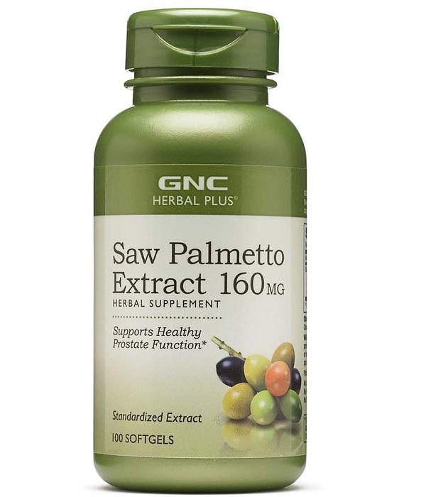 Екстракти ягід сереноа GNC Herbal Plus Saw Palmetto Extract 160 mg 100 Caps