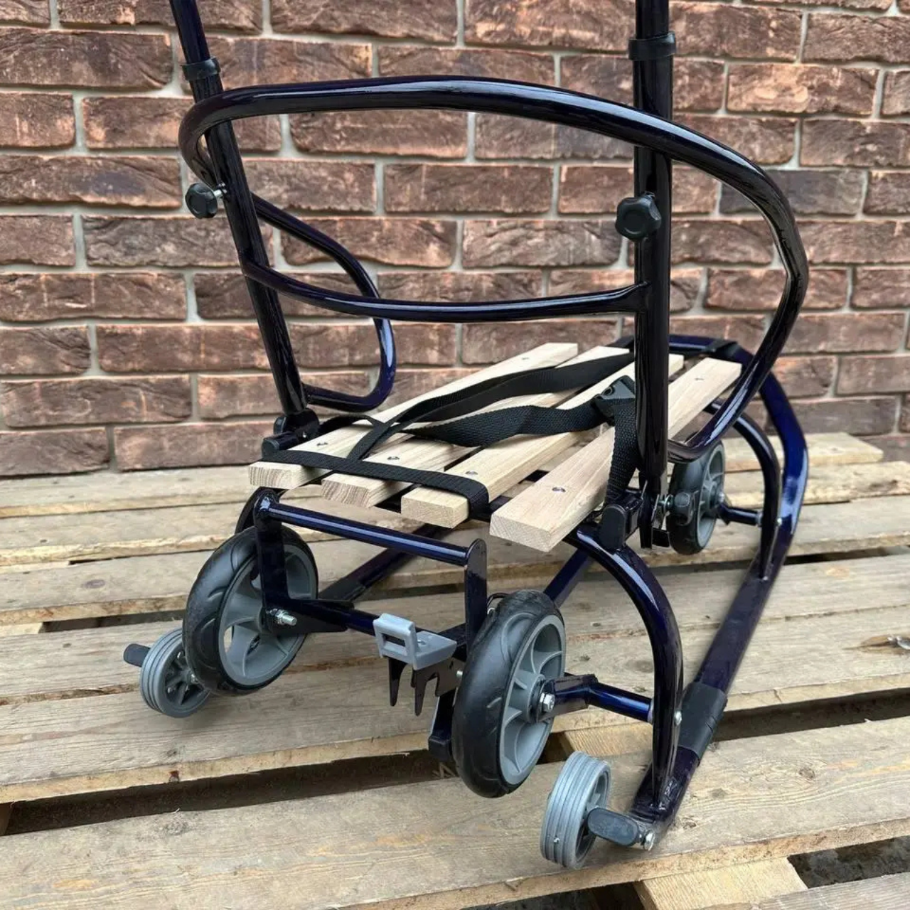 Санки-трансформер детские с колесами Патриот LUX 2026 Синий - фото 5