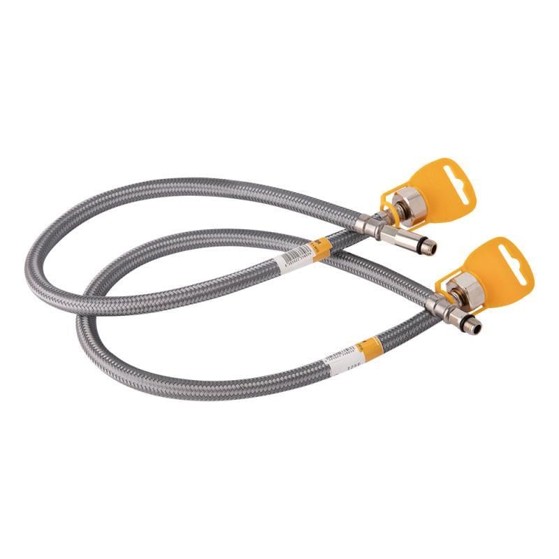 Набор шлангов для подвода воды гибких SD Forte М10 80 см 2 шт. (SF390W80)