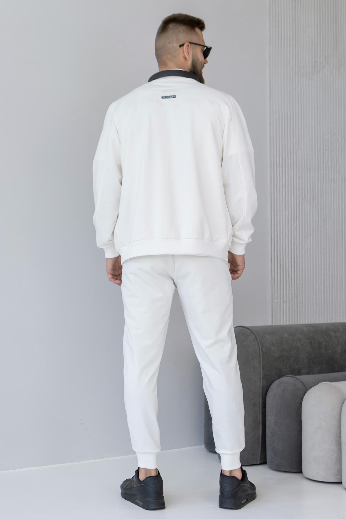 Бомбер мужской TOTALFIT L Молочный (12323321) - фото 4 Бомбер мужской TOTALFIT L Молочный (12323321) - фото 4