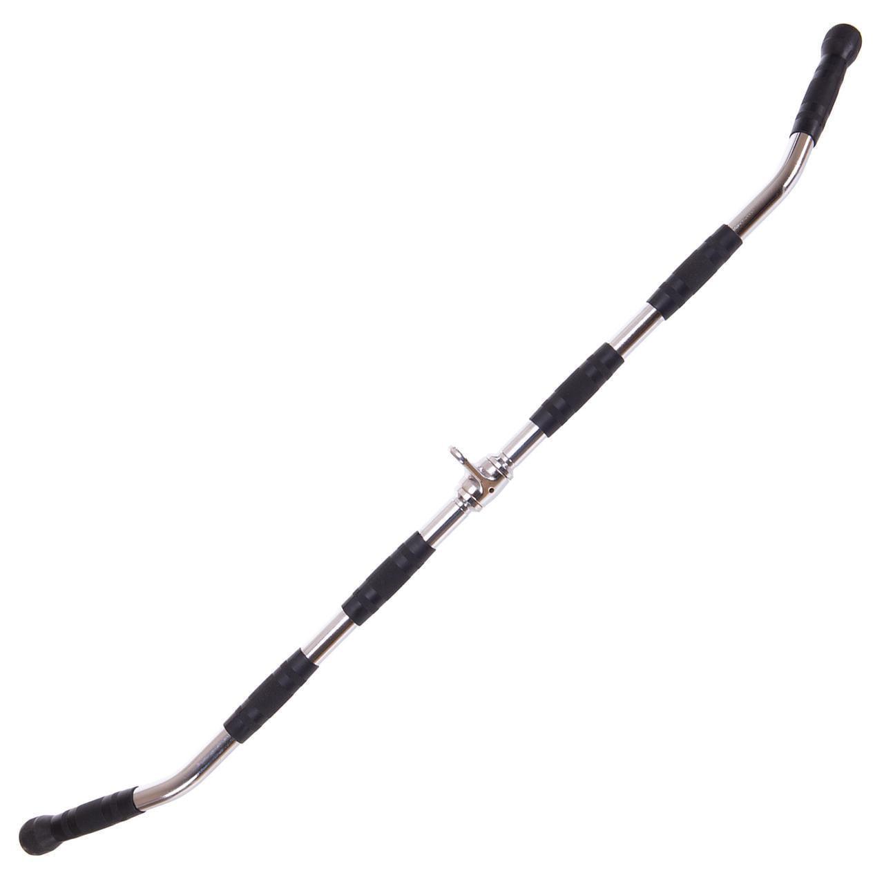 Рукоятка для вертикальної тяги ручка для блочного тренажера HIGHQ SPORT SC-8074 Хром (2532861334)