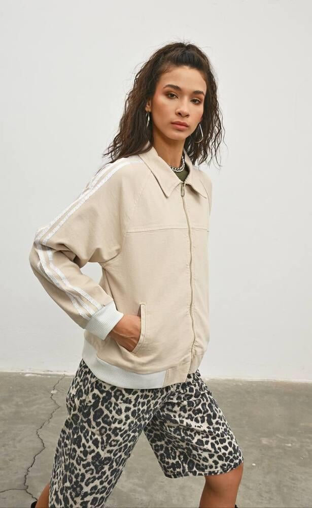 Куртка джинсовая женская Veto Jeans VT2774х65 М Бежевый (25686145) - фото 2