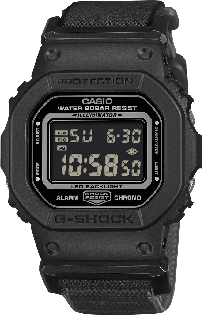 Наручные часы мужские Casio G-Shock DW-5600MNC-1ER ударопрочные с водозащитой 200 м и подсветкой (3099589096)
