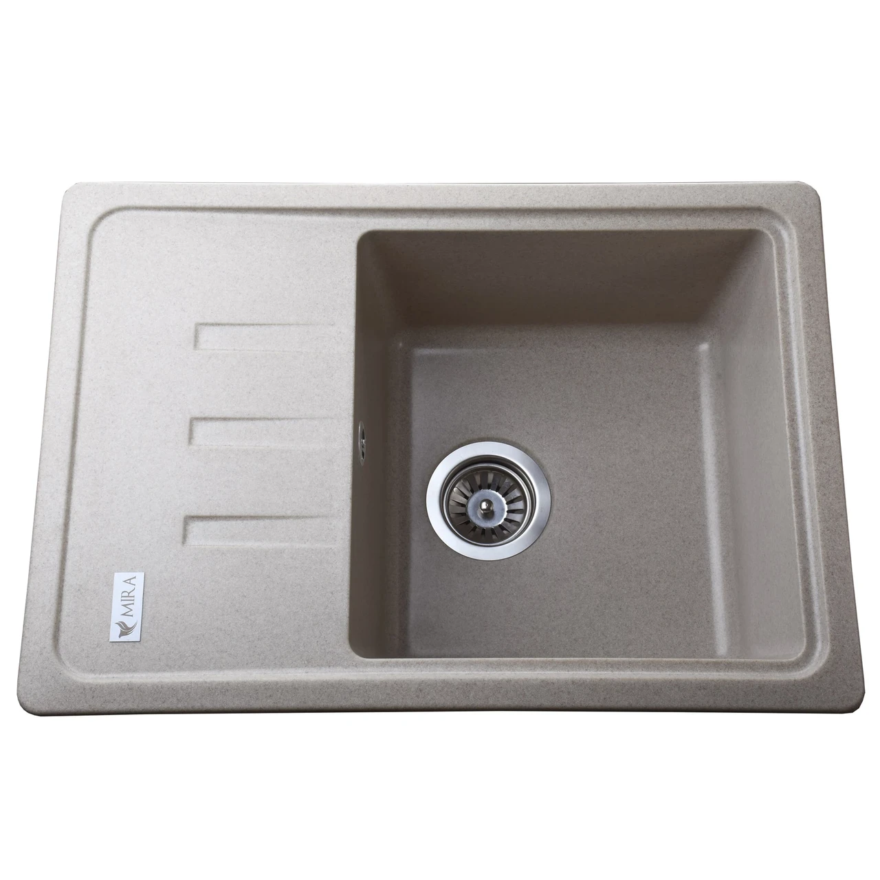 Мойка гранитная Mira MONTI 620x435 мм Бежевый (04000191)