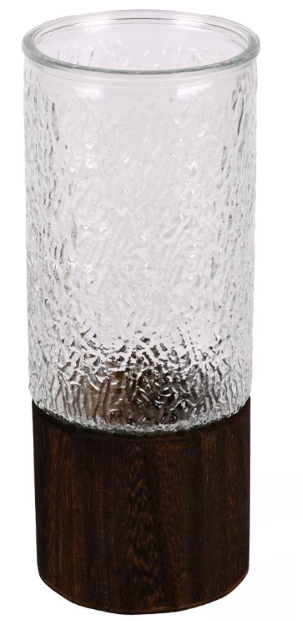 Ваза стеклянная 10х26 см (R35679-W) Ваза стеклянная 10х26 см (R35679-W)