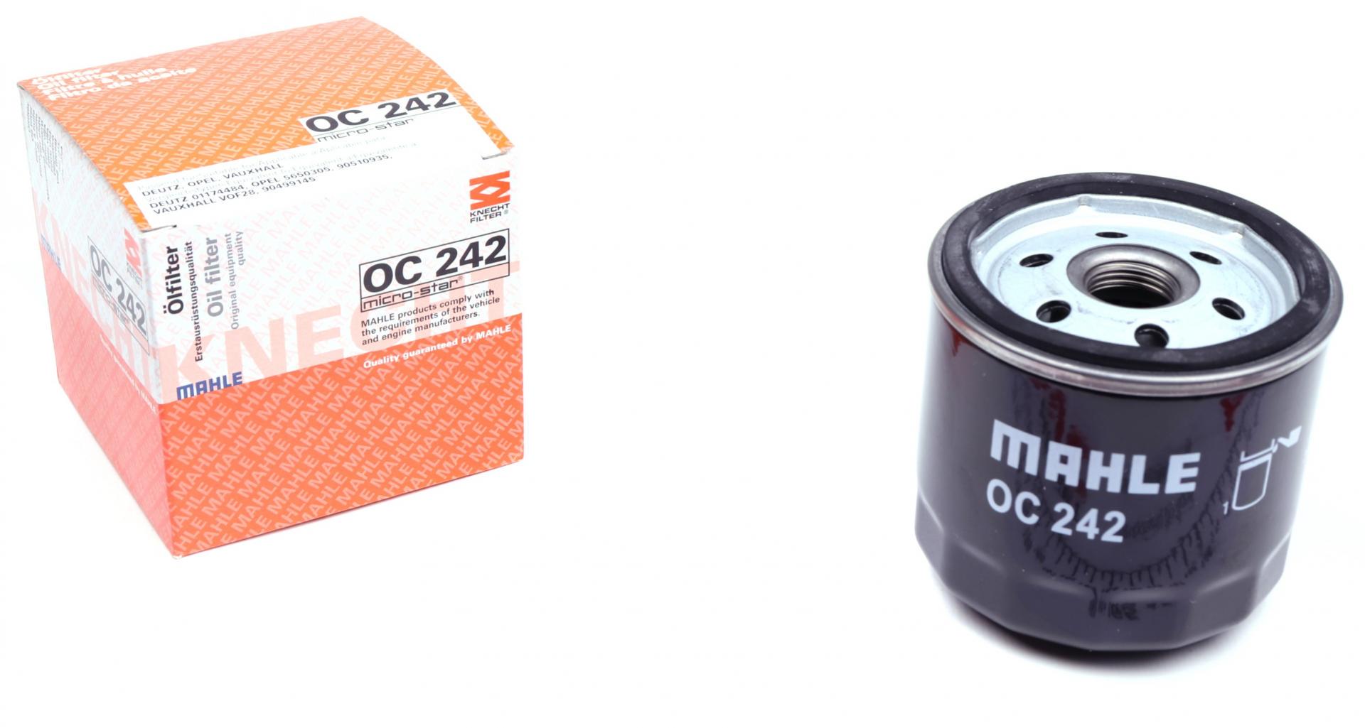 Фильтр масляный KNECHT для Opel Astra G 1,7TD 94-05 (OC 242)