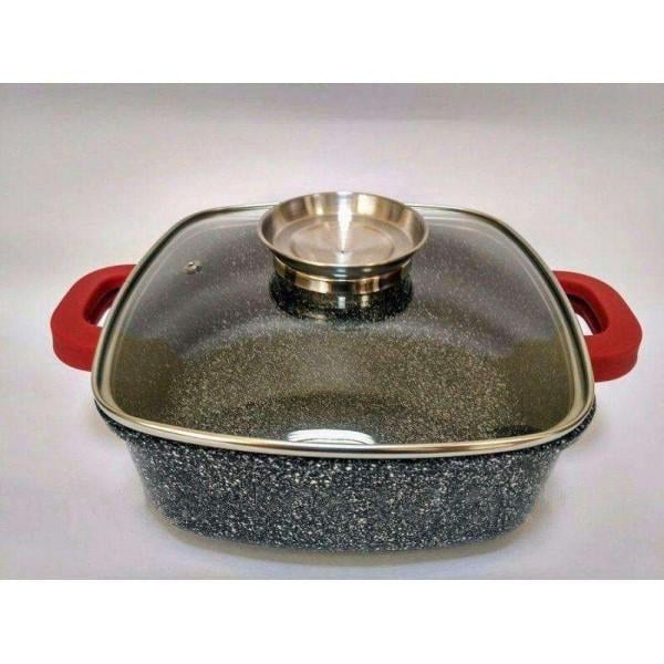 Каструля з антипригарним покриттям Bohmann BH-2428 MRB з кришкою (1683852154) - фото 4 Каструля з антипригарним покриттям Bohmann BH-2428 MRB з кришкою (1683852154) - фото 4