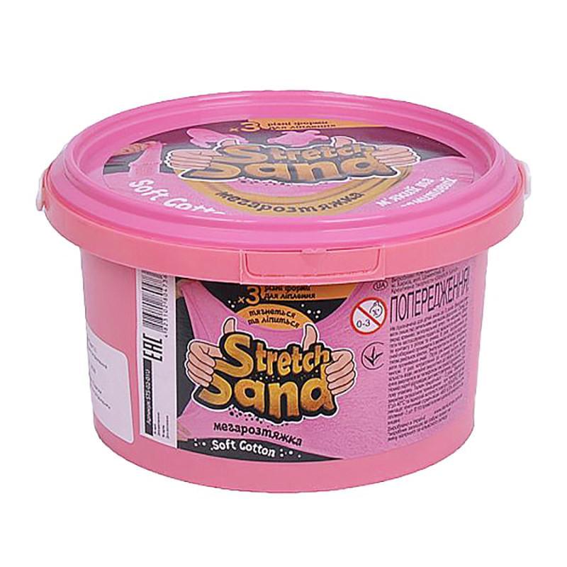 Набір креативної творчості Danko Toys Stretch Sand STS-02-01U 400 г Рожевий (RLT11559s43974)