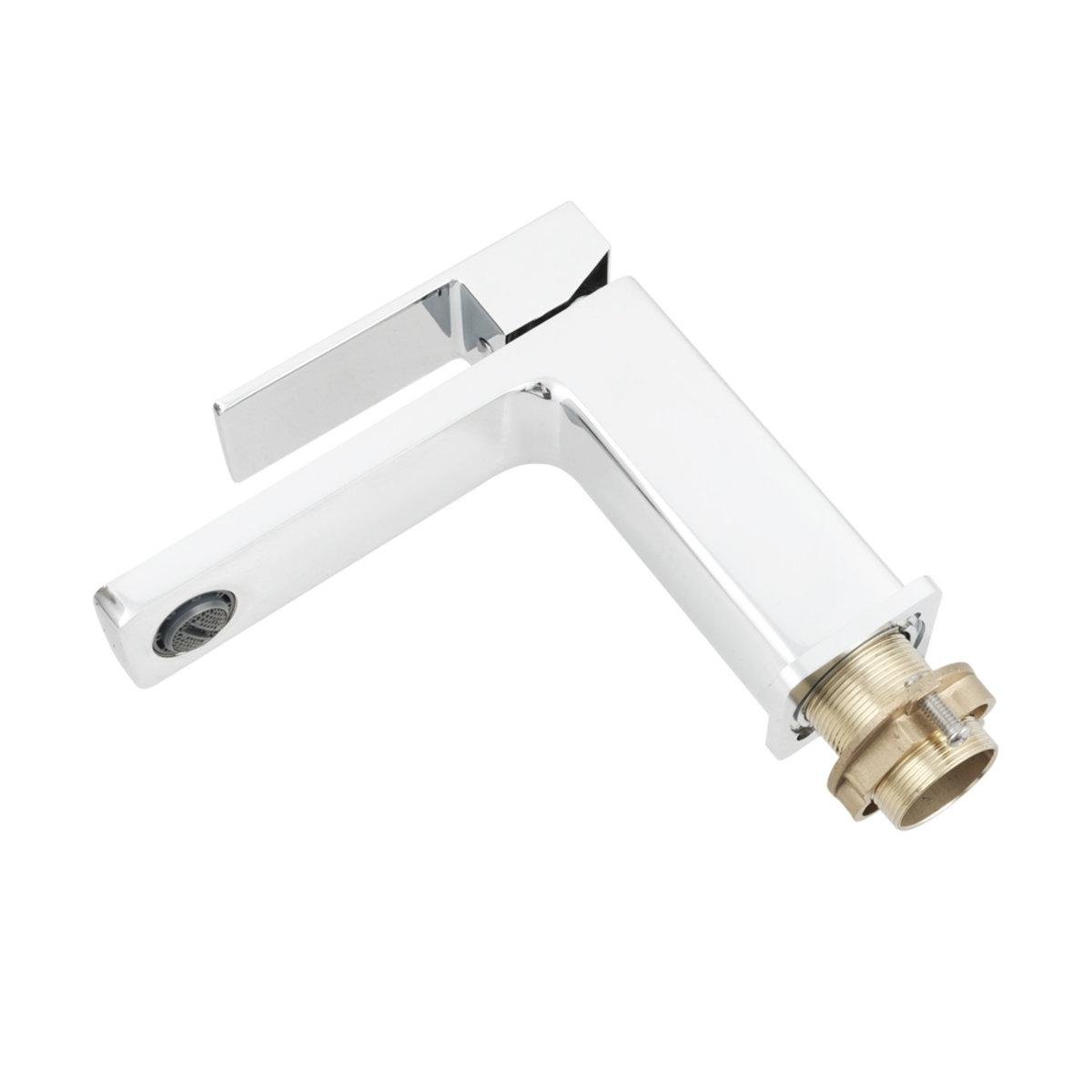 Смеситель для умывальника Venta BR115MC однорычажный в ванну латунь врезной Хром - фото 2