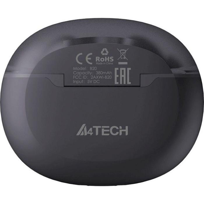 Наушники беспроводные A4Tech 2Drumtek B20 Ash Grey (26075808) - фото 4