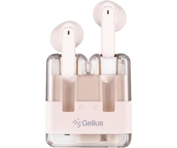 Наушники беспроводные Bluetooth Gelius Monster GP-TWS043 TWS 300mAh Biege