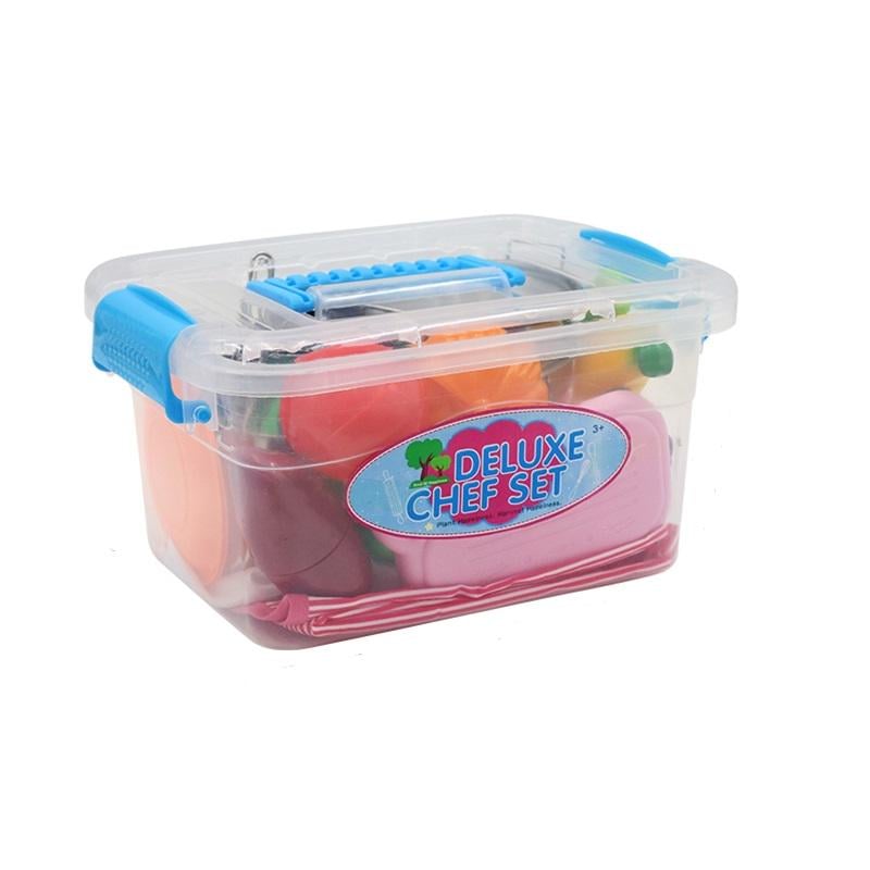 Детский кухонный игровой набор Deluxe Chef Set с фартуком/металлической посудой/аксессуарами 23 шт. - фото 6 Детский кухонный игровой набор Deluxe Chef Set с фартуком/металлической посудой/аксессуарами 23 шт. - фото 6