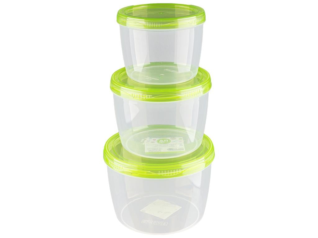 Контейнеры Ал-Пластик Twist box герметичная крышка 600/880/1180 мл 3 предмета Желтый (MAP-71788) Контейнеры Ал-Пластик Twist box герметичная крышка 600/880/1180 мл 3 предмета Желтый (MAP-71788)