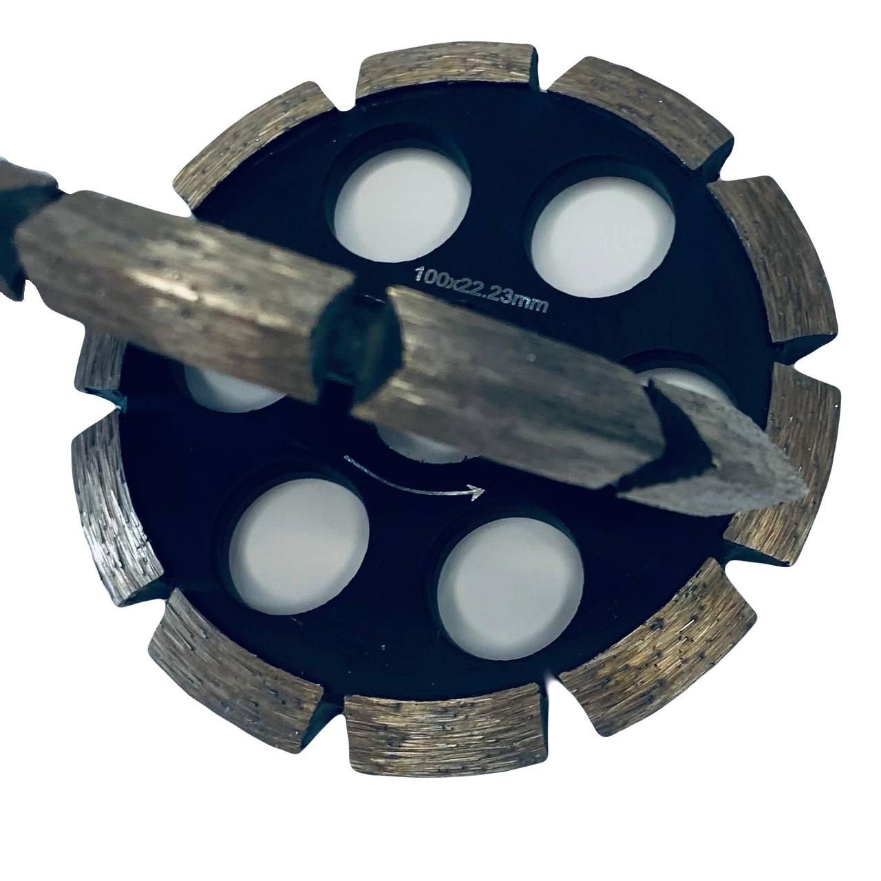 Круг алмазный конусный сегментный 100x10х10x22,23 мм (29558825) - фото 5 Круг алмазный конусный сегментный 100x10х10x22,23 мм (29558825) - фото 5